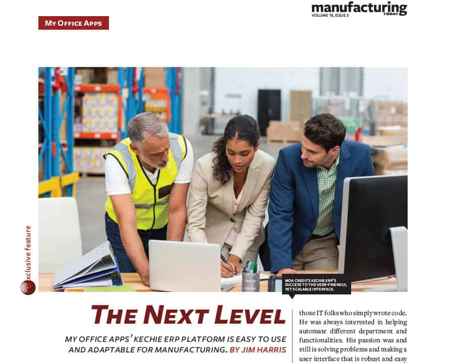 Manufacturing Today My Office Apps Article - The Next Level