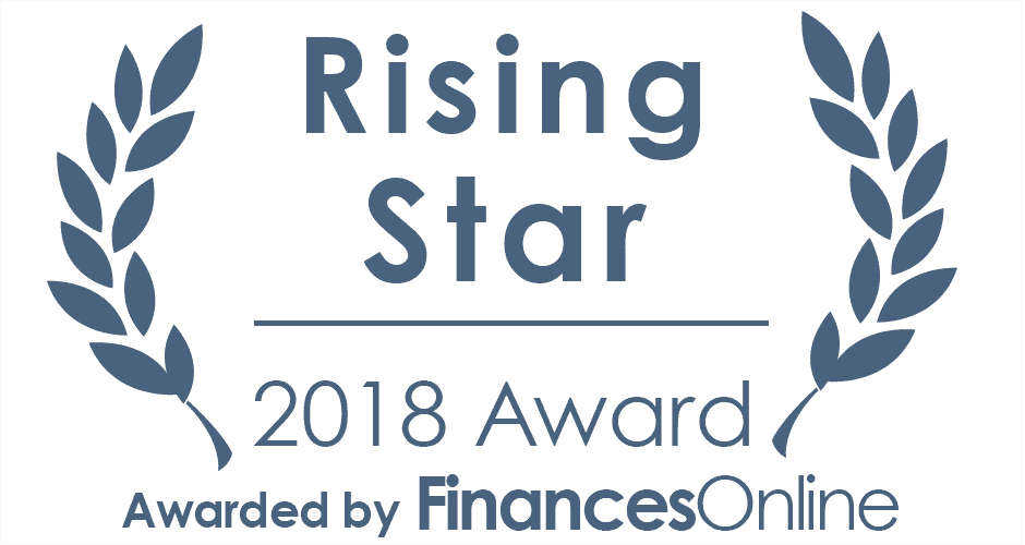 Rising Star award by finances online