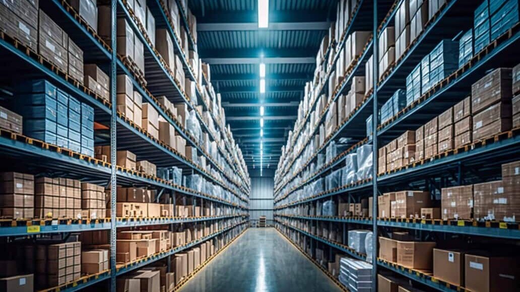 Warehouse with inventory using Kechie ERP Software