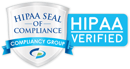 HIPAA Compliance Verification Seal of compliance