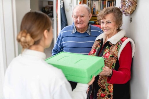 case study meals on wheels delivering food to home bound seniors