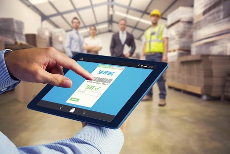 logistics tablet view