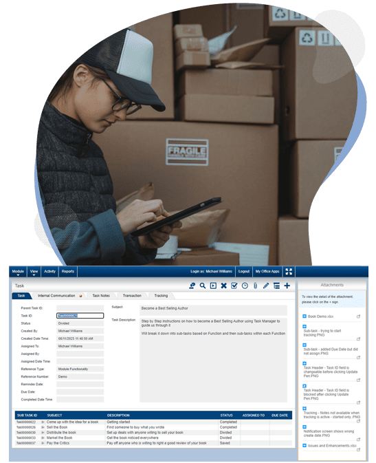 task management software for warehouse