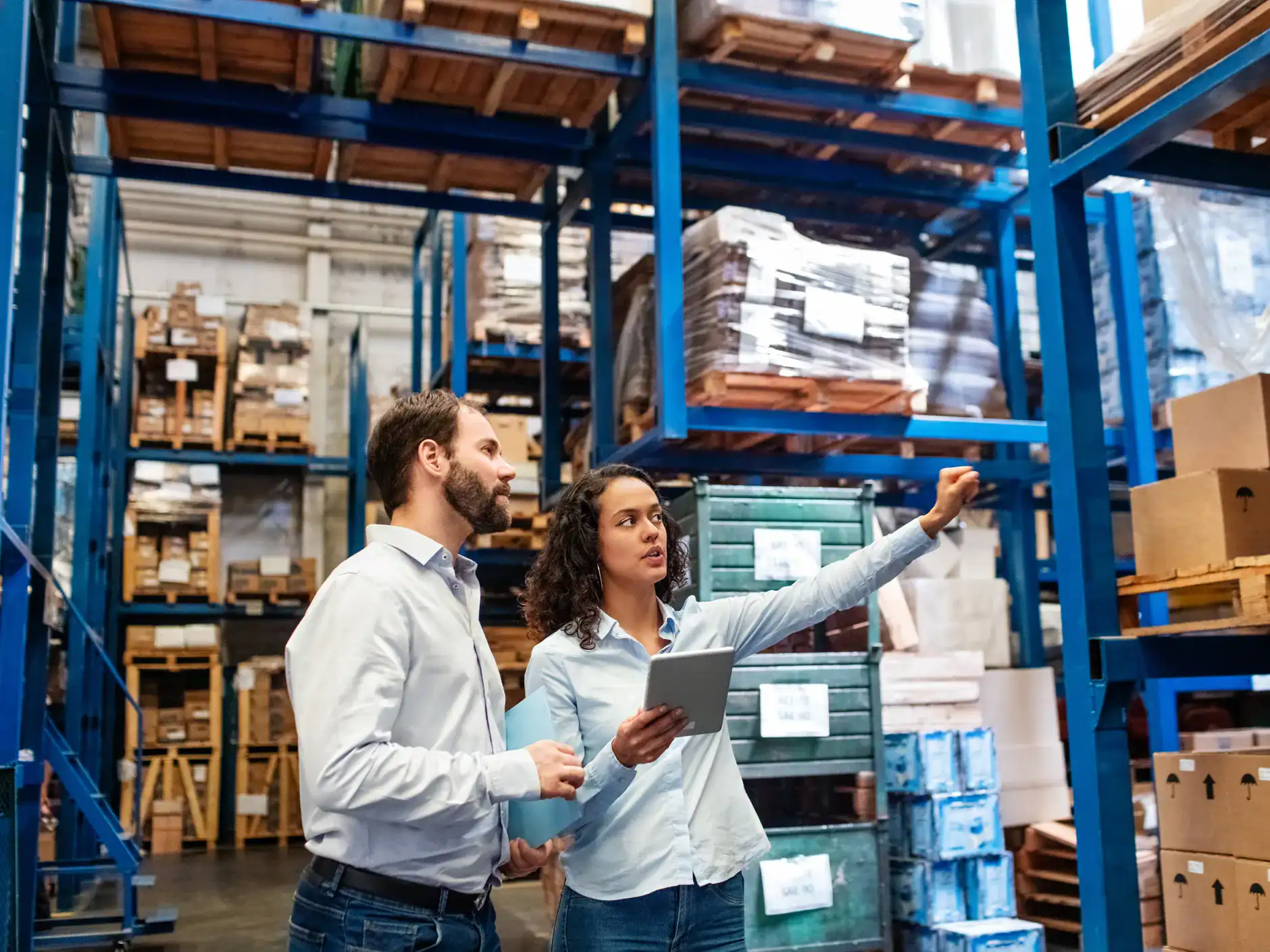 Manufacturing dashboard with inventory and production analytics