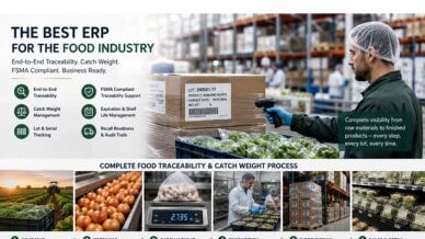 Features of ERP for Food Industry