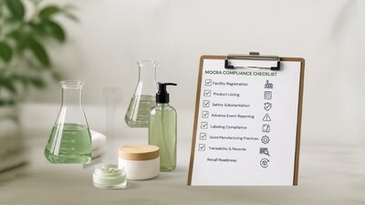 MoCra Features Checklist for cosmetics and personal care