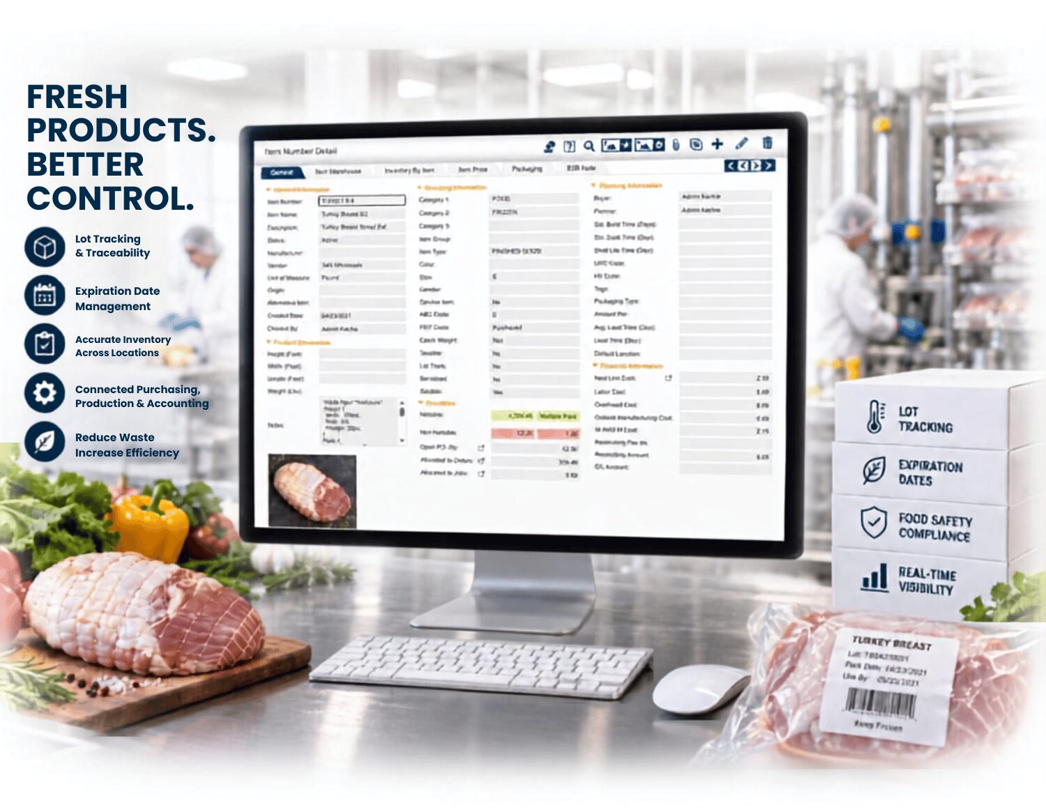FoodSvc ERP Demo page