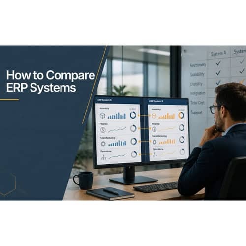 Compare ERP systems - score card