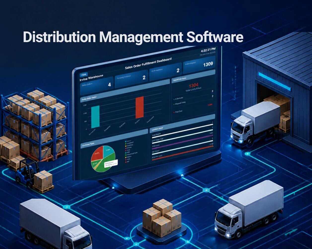 Distribution Management Software features